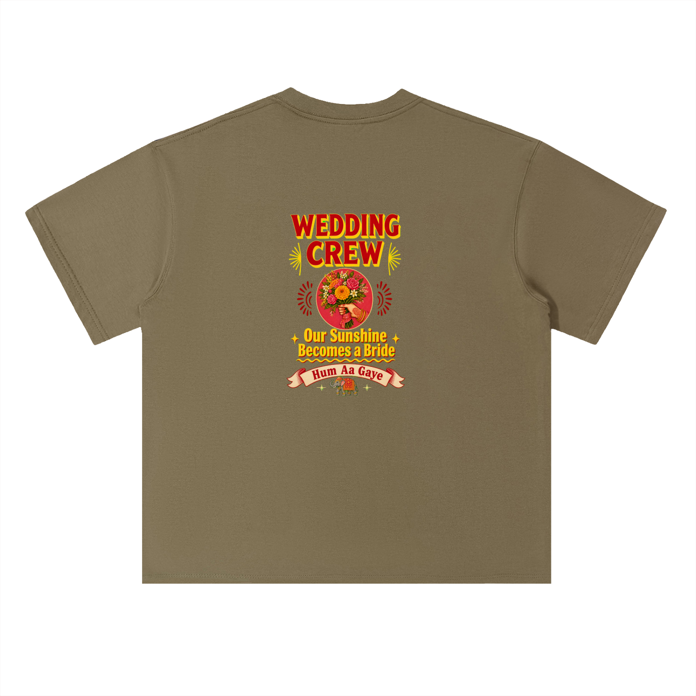 Bride Wedding Crew Cotton T-Shirt