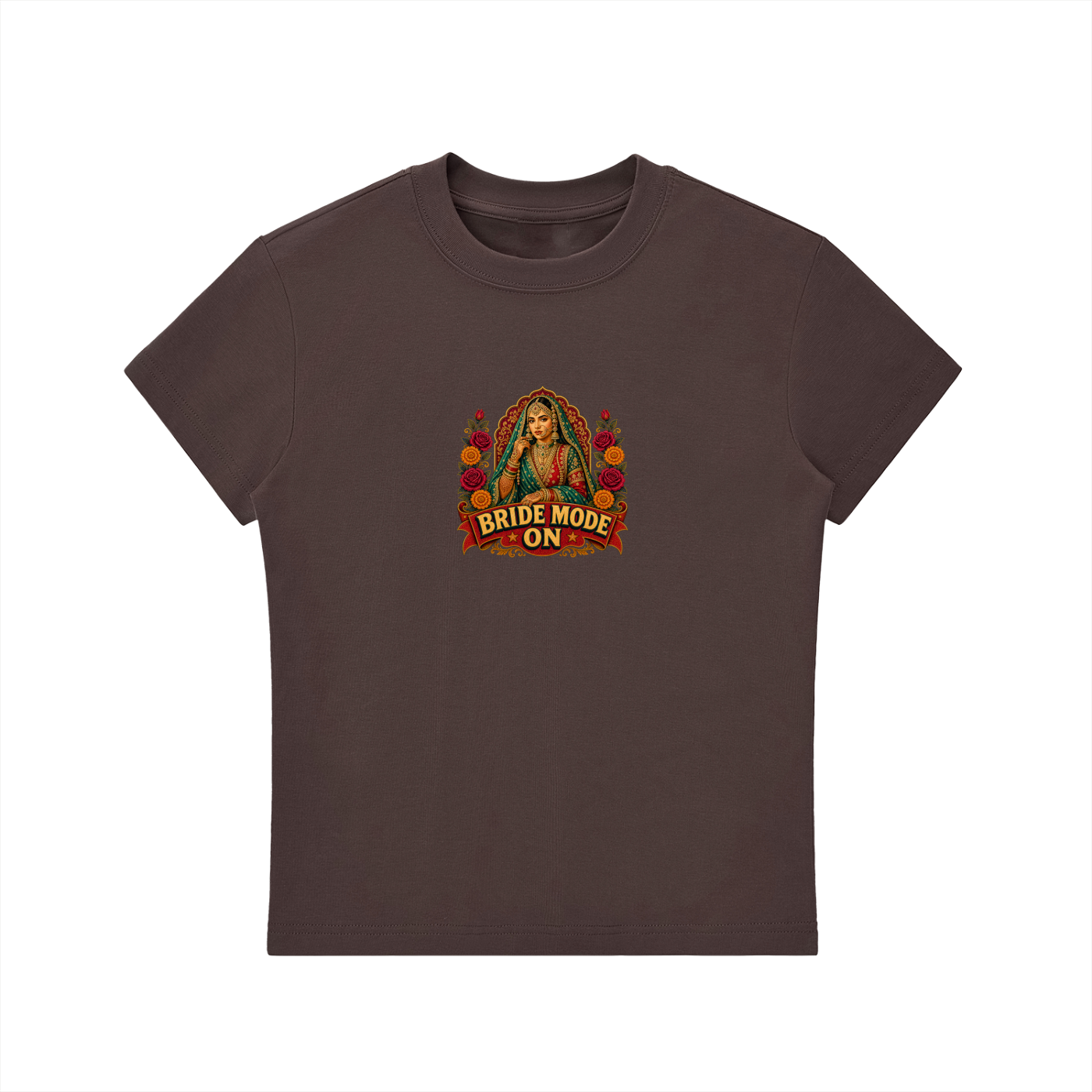 Bride Mode On Women Crewneck T-Shirt