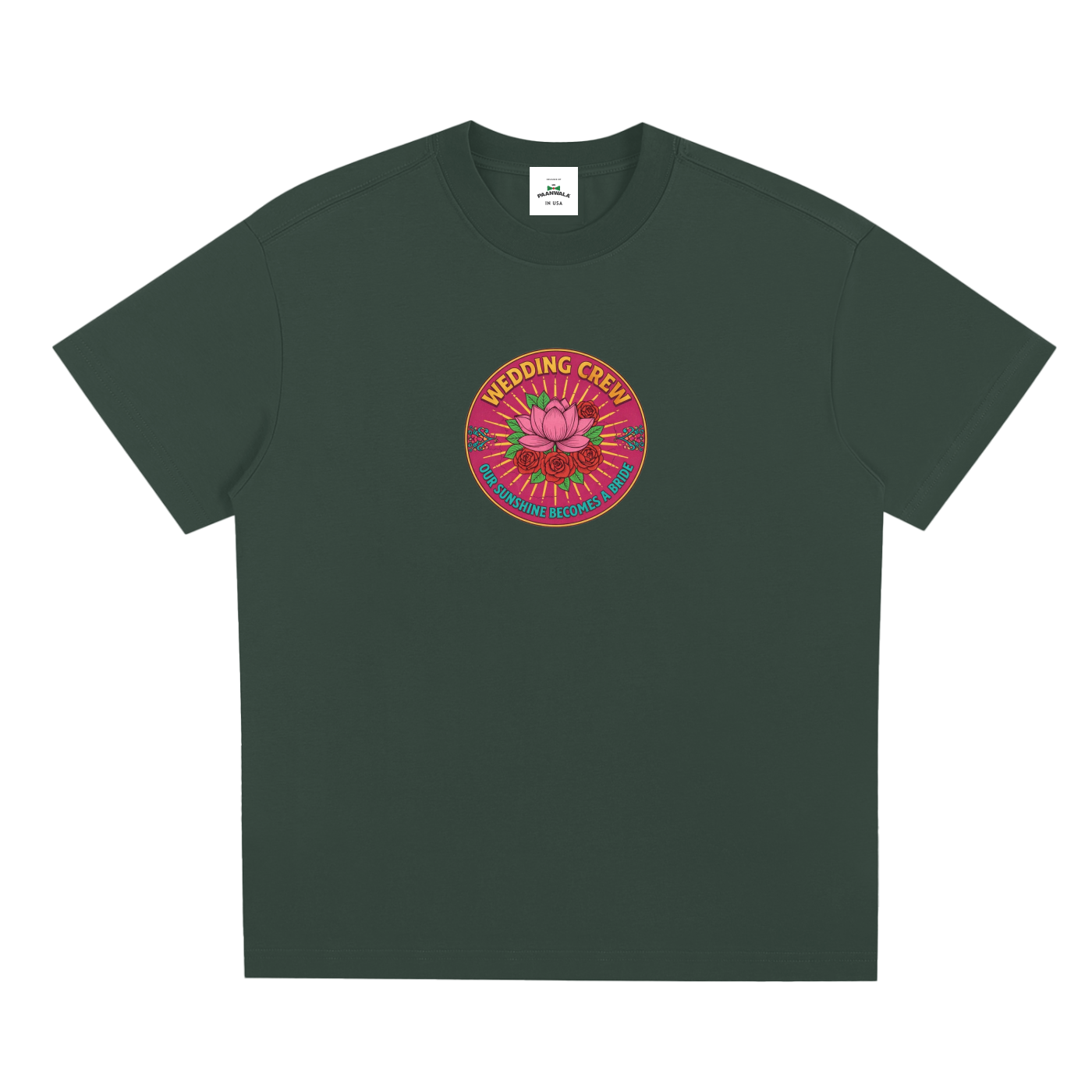 "Wedding Crew - Bride" - Quick Dry T-Shirt