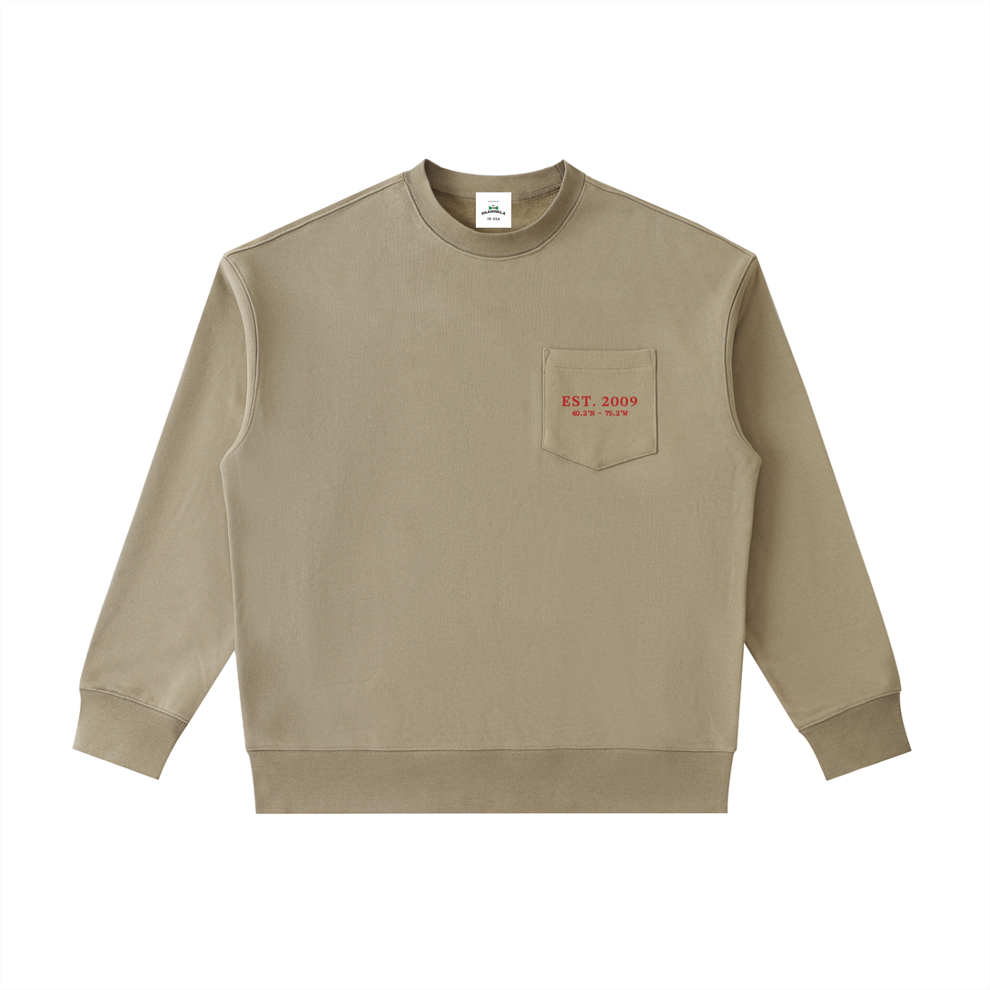 40.2'N - 75.2'W - Heavyweight Patch Sweatshirt