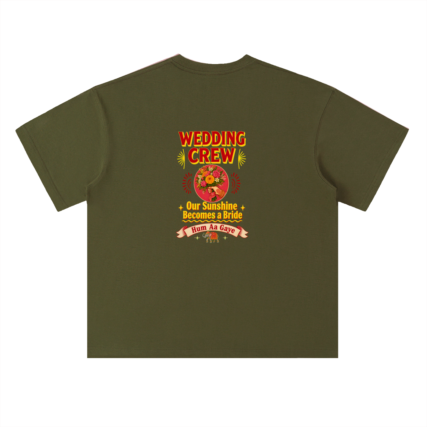 Bride Wedding Crew Cotton T-Shirt