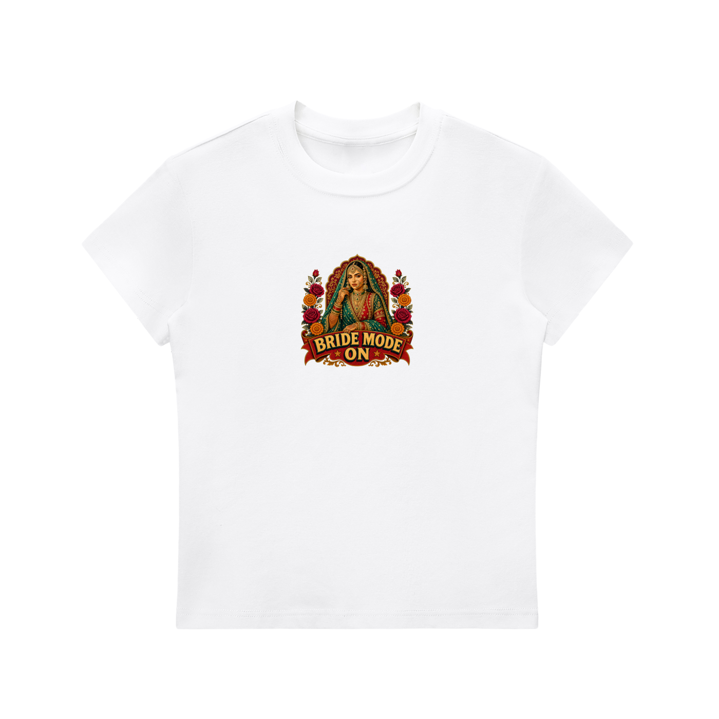 Bride Mode On Women Crewneck T-Shirt