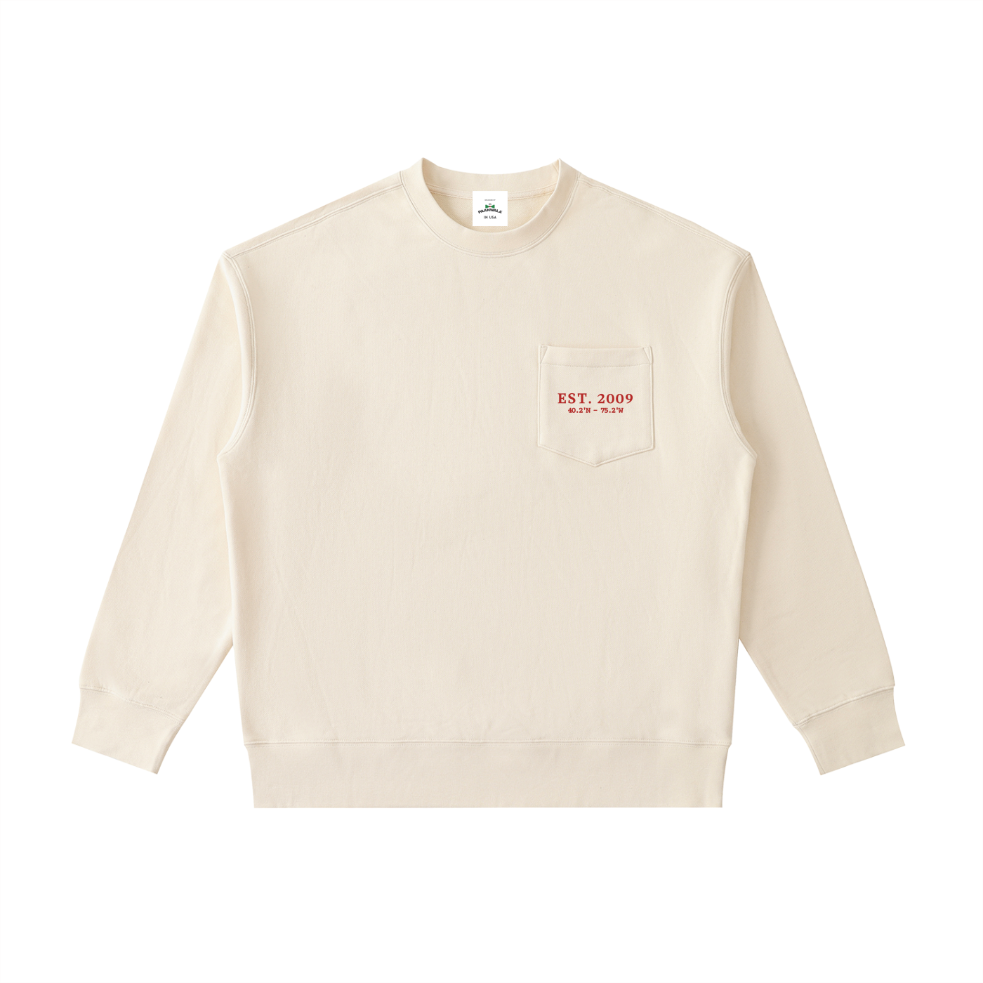 40.2'N - 75.2'W - Heavyweight Patch Sweatshirt