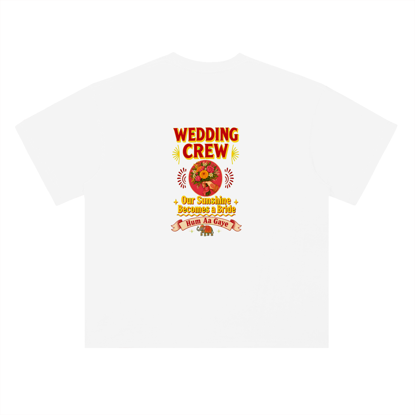 Bride Wedding Crew Cotton T-Shirt