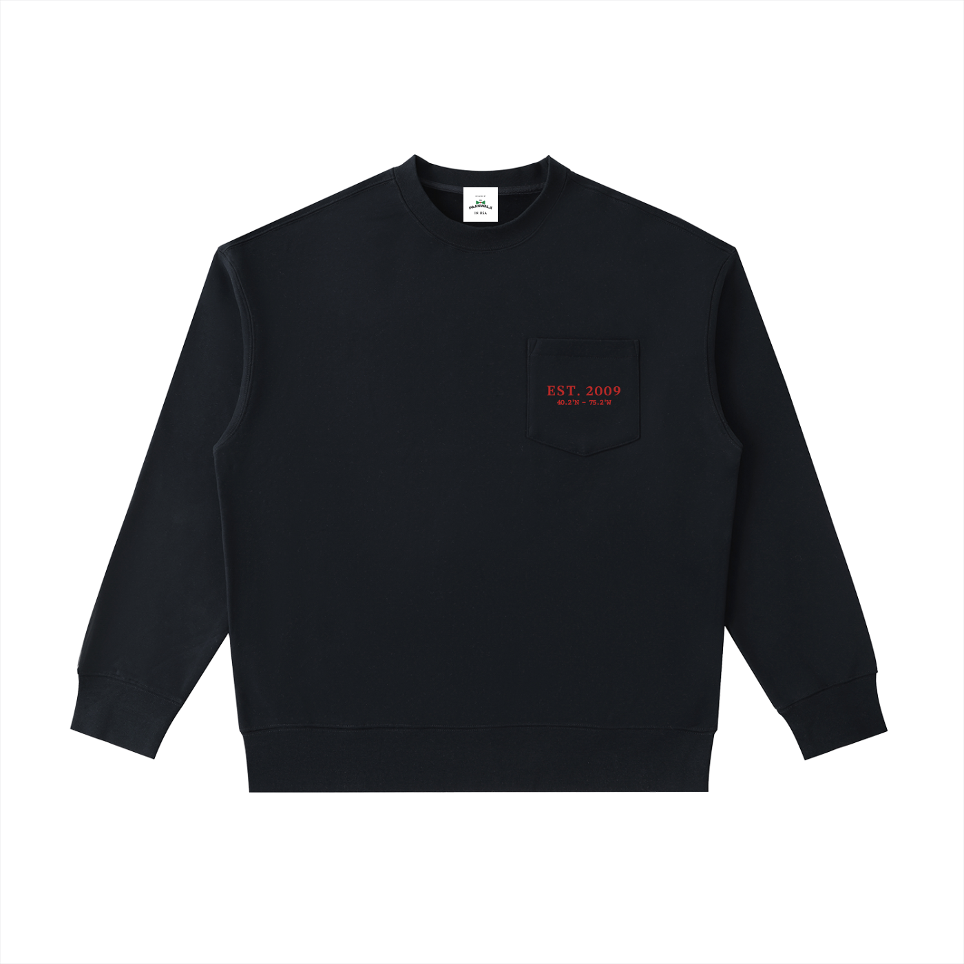 40.2'N - 75.2'W - Heavyweight Patch Sweatshirt